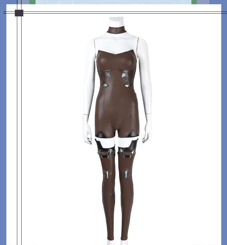 Ice Valkyrie Cosplay Costume – Fantasy Anime Battle Outfit for Women