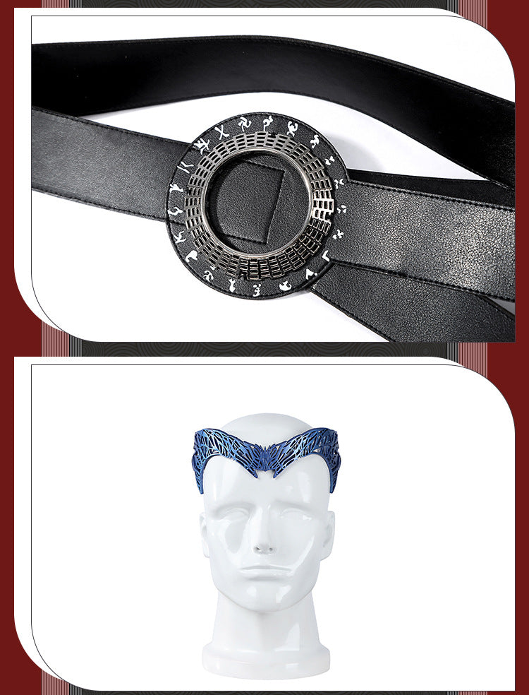 Dark Witch Sorceress Cosplay Costume – Gothic Magic Robe Outfit for Halloween & Themed Events