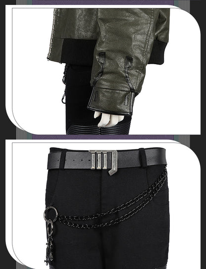 Futuristic Cyberpunk Rider Jacket – Sci-Fi Inspired Cosplay Outerwear for Men & Women