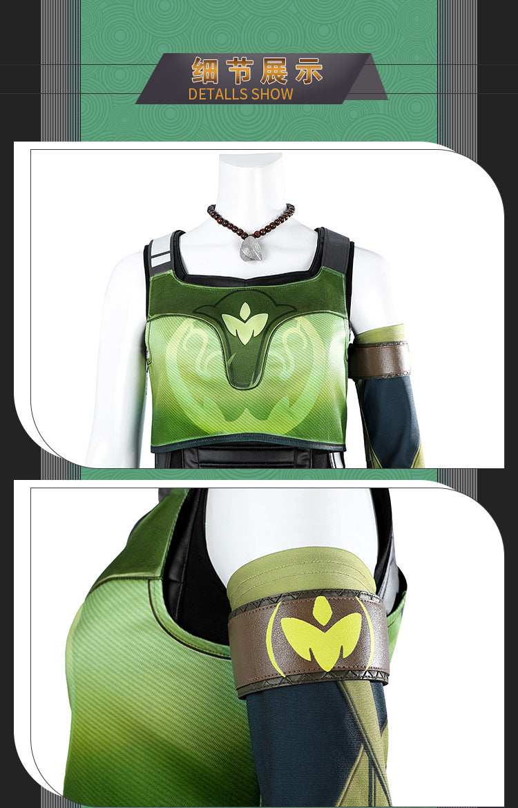 Forest Ranger Cosplay Costume – Fantasy Game–Inspired Adventure Outfit Set