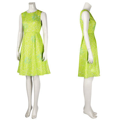 Joyful Spirit Cosplay Dress & Mask Set – Colorful Fantasy Outfit for Adults