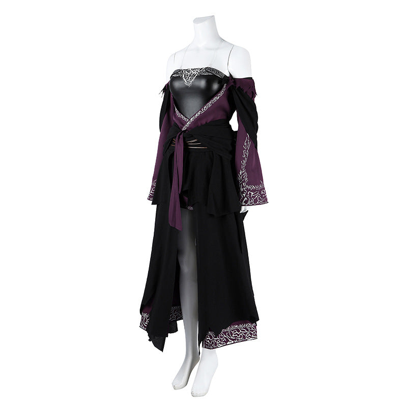 Twilight Hermit Cosplay Costume – Dark Fantasy Cloak & Hat Set for Halloween