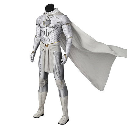 Lunar Hero Cosplay Costume – Bodysuit with Cape for Men