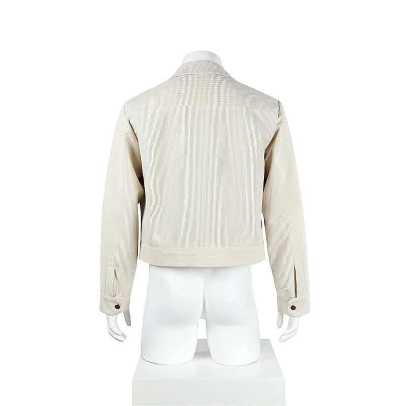 Retro Blue Uniform Jacket with Collar & Patches - Full Cosplay Set Kids/Adult Sci-Fi Academy Style