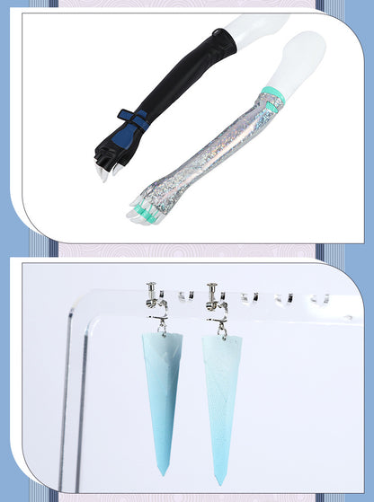 Frost Moon Sorceress Cosplay Costume – Fantasy Ice-Themed Outfit for Women