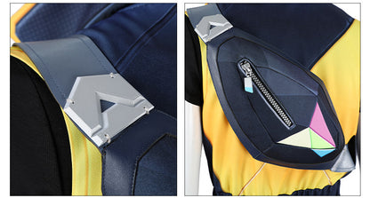 Prismatic Energy Cosplay Costume – Futuristic Fantasy Performance Outfit Set