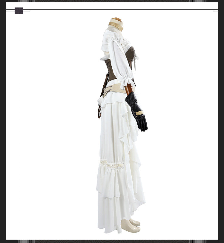 FF14-style Ishgard Noble Attire Healing/Ranged Female Cosplay Dress