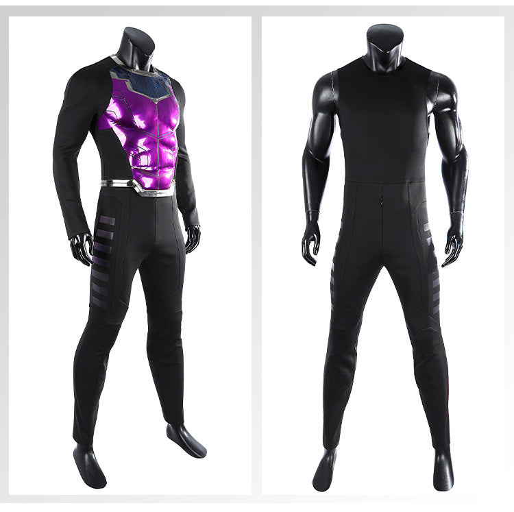 Anti-Hero Red Tactical Suit with Black Accents - Full Cosplay Outfit Male | Belt Holsters Gloves Mask