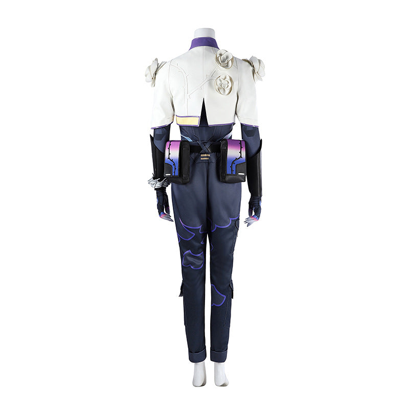 Metallic Thorn Sentinel Cosplay Set - Green Black Futuristic Armor Outfit Male/Female