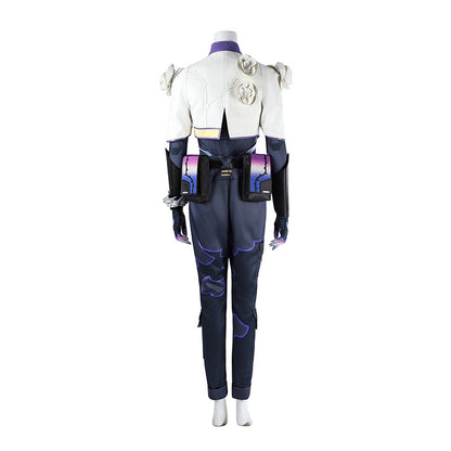 Metallic Thorn Sentinel Cosplay Set - Green Black Futuristic Armor Outfit Male/Female