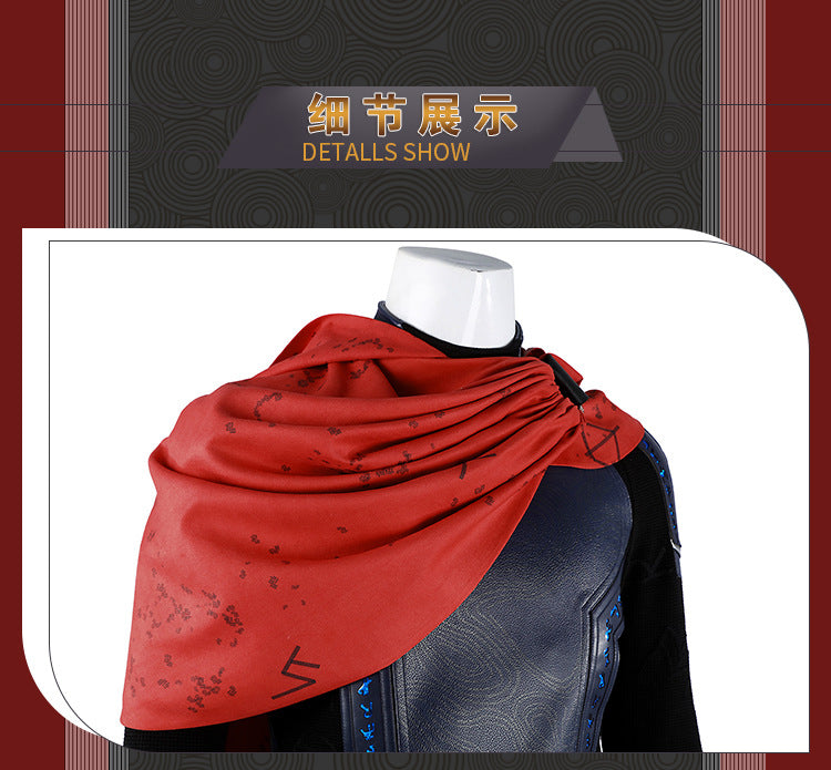 Dark Witch Sorceress Cosplay Costume – Gothic Magic Robe Outfit for Halloween & Themed Events