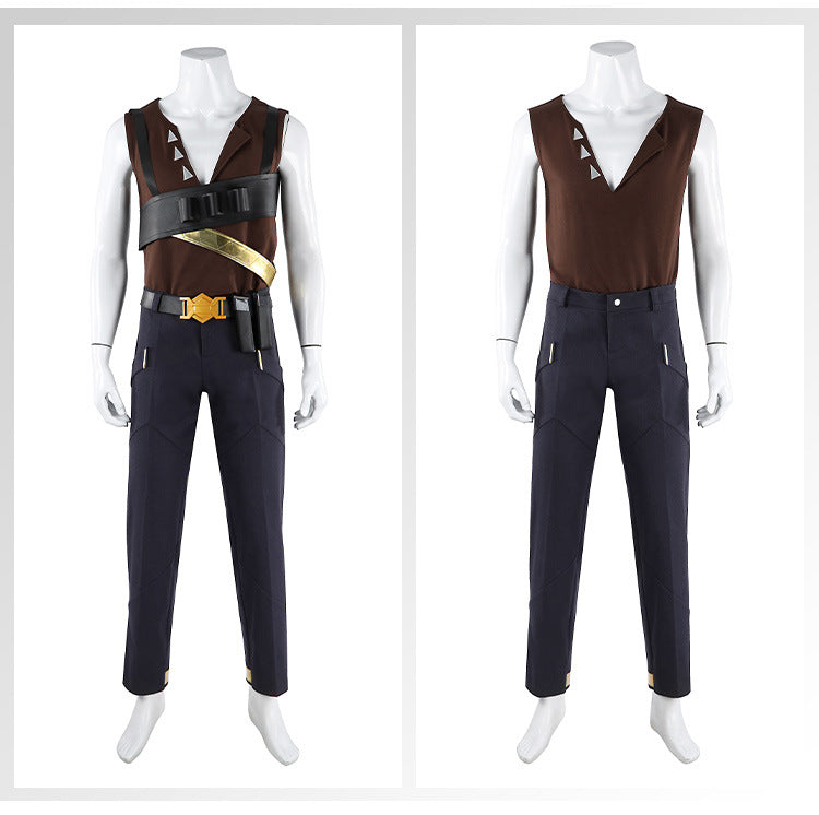 Tactical Tech Operative Cosplay Costume – Futuristic Game–Inspired Combat Outfit for Men