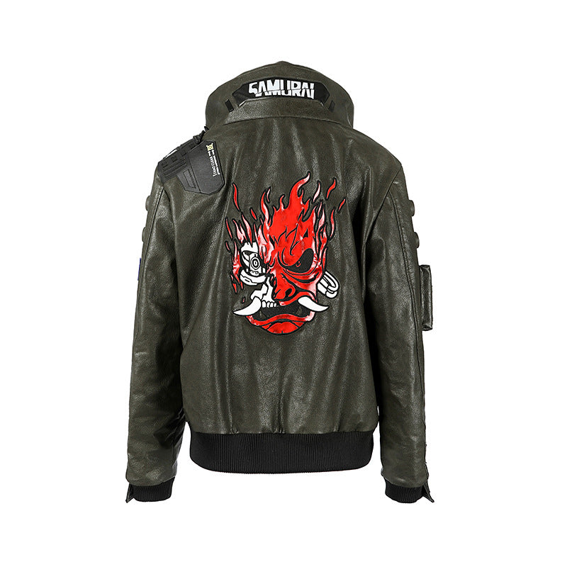 Futuristic Cyberpunk Rider Jacket – Sci-Fi Inspired Cosplay Outerwear for Men & Women