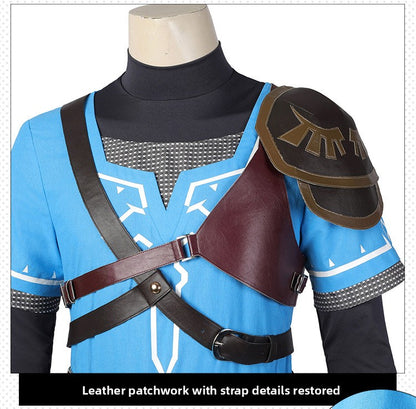 Heroic Adventurer Cosplay Costume – Male Fantasy Outfit with Accessories