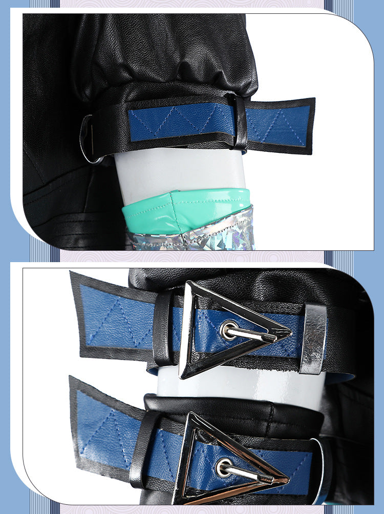 Frost Moon Sorceress Cosplay Costume – Fantasy Ice-Themed Outfit for Women