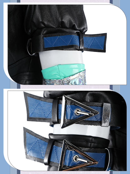 Frost Moon Sorceress Cosplay Costume – Fantasy Ice-Themed Outfit for Women