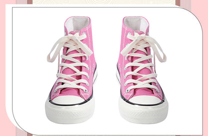 Pink Tactical Suit with White Accents & Black Details - Full Female Cosplay Ensemble Mask Holsters Belt