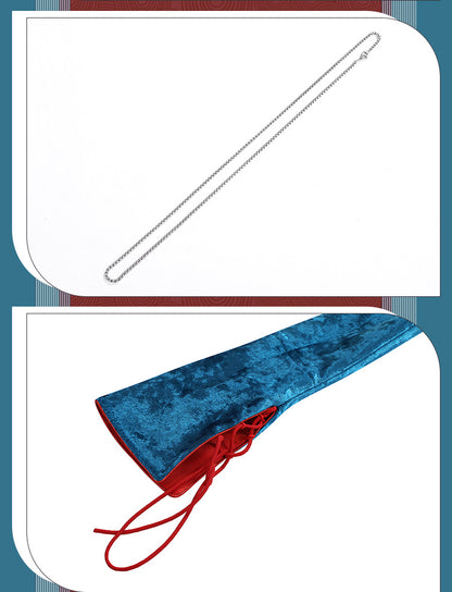 Classic Fairy Tale Princess Dress - Blue & Yellow Puff Sleeve Gown Adult & Kids Cosplay Costume