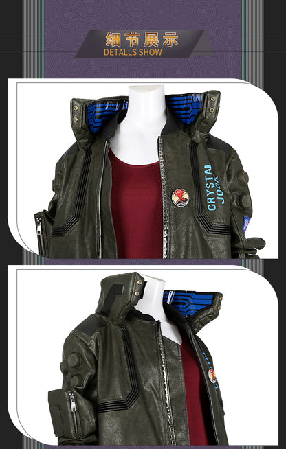 Futuristic Cyberpunk Rider Jacket – Sci-Fi Inspired Cosplay Outerwear for Men & Women