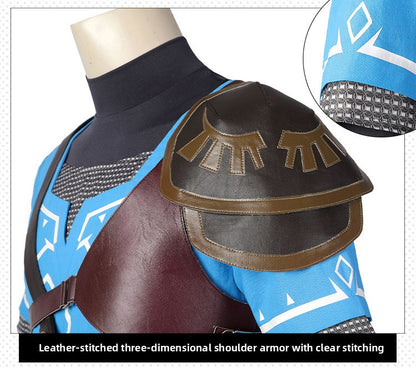 Heroic Adventurer Cosplay Costume – Male Fantasy Outfit with Accessories