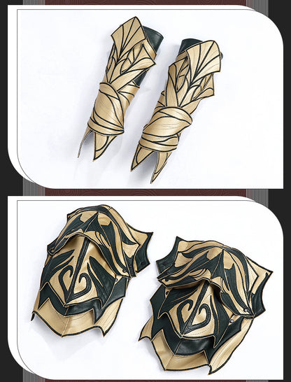 Dark Elf Priestess Cosplay Costume – Fantasy RPG–Inspired Performance Outfit Set