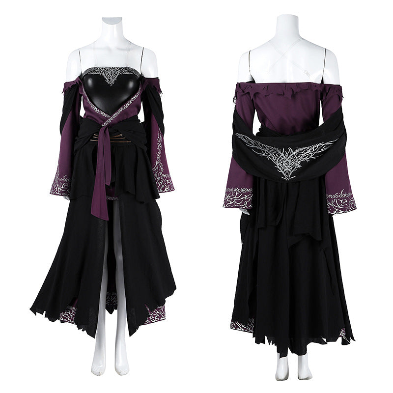Twilight Hermit Cosplay Costume – Dark Fantasy Cloak & Hat Set for Halloween