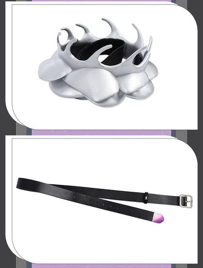 Metallic Thorn Sentinel Cosplay Set - Green Black Futuristic Armor Outfit Male/Female