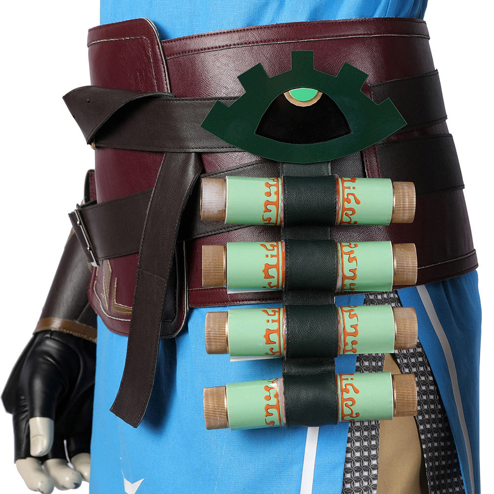 Heroic Adventurer Cosplay Costume – Male Fantasy Outfit with Accessories