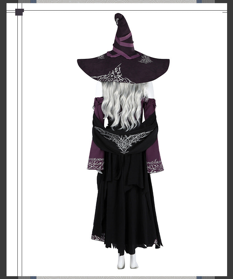 Twilight Hermit Cosplay Costume – Dark Fantasy Cloak & Hat Set for Halloween