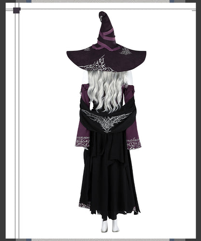 Twilight Hermit Cosplay Costume – Dark Fantasy Cloak & Hat Set for Halloween