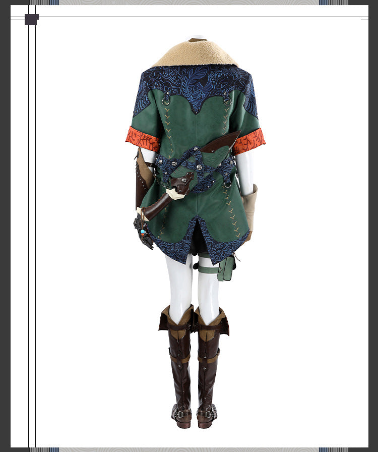 Wild Huntress Cosplay Costume – Fantasy Adventure Outfit for Women