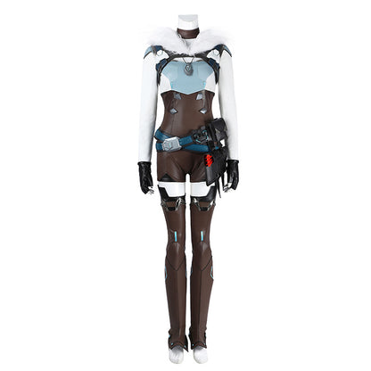 Ice Valkyrie Cosplay Costume – Fantasy Anime Battle Outfit for Women