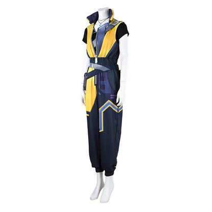 Prismatic Energy Cosplay Costume – Futuristic Fantasy Performance Outfit Set