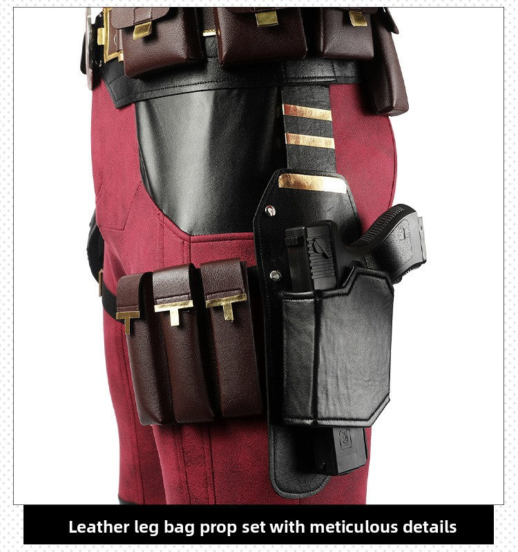 Mercenary Hero Cosplay Costume – Wade Bodysuit and Accessories Set