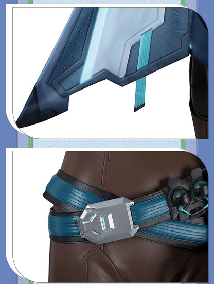 Ice Valkyrie Cosplay Costume – Fantasy Anime Battle Outfit for Women