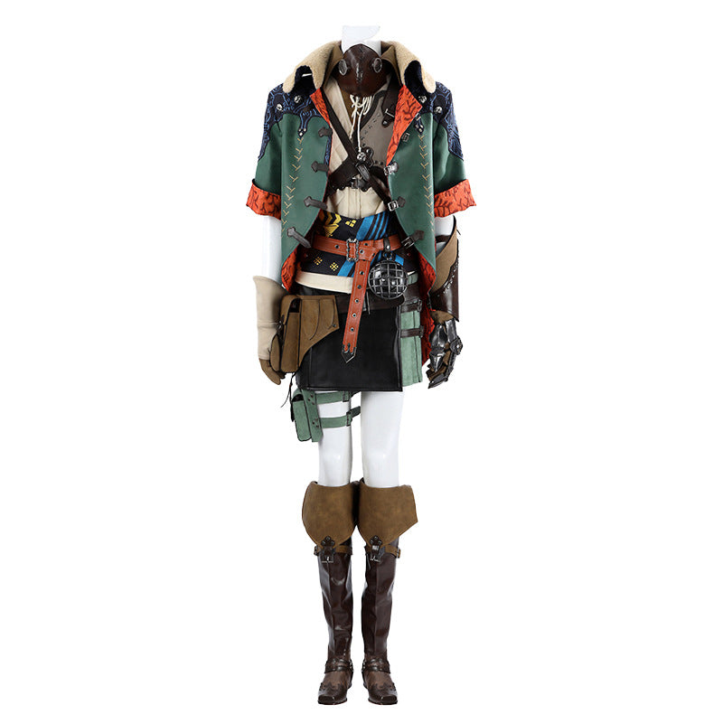 Wild Huntress Cosplay Costume – Fantasy Adventure Outfit for Women
