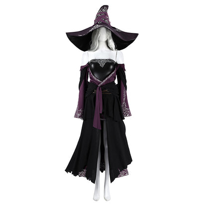 Twilight Hermit Cosplay Costume – Dark Fantasy Cloak & Hat Set for Halloween