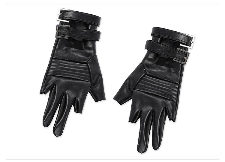 Anti-Hero Red Tactical Suit with Black Accents - Full Cosplay Outfit Male | Belt Holsters Gloves Mask