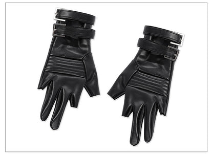 Anti-Hero Red Tactical Suit with Black Accents - Full Cosplay Outfit Male | Belt Holsters Gloves Mask