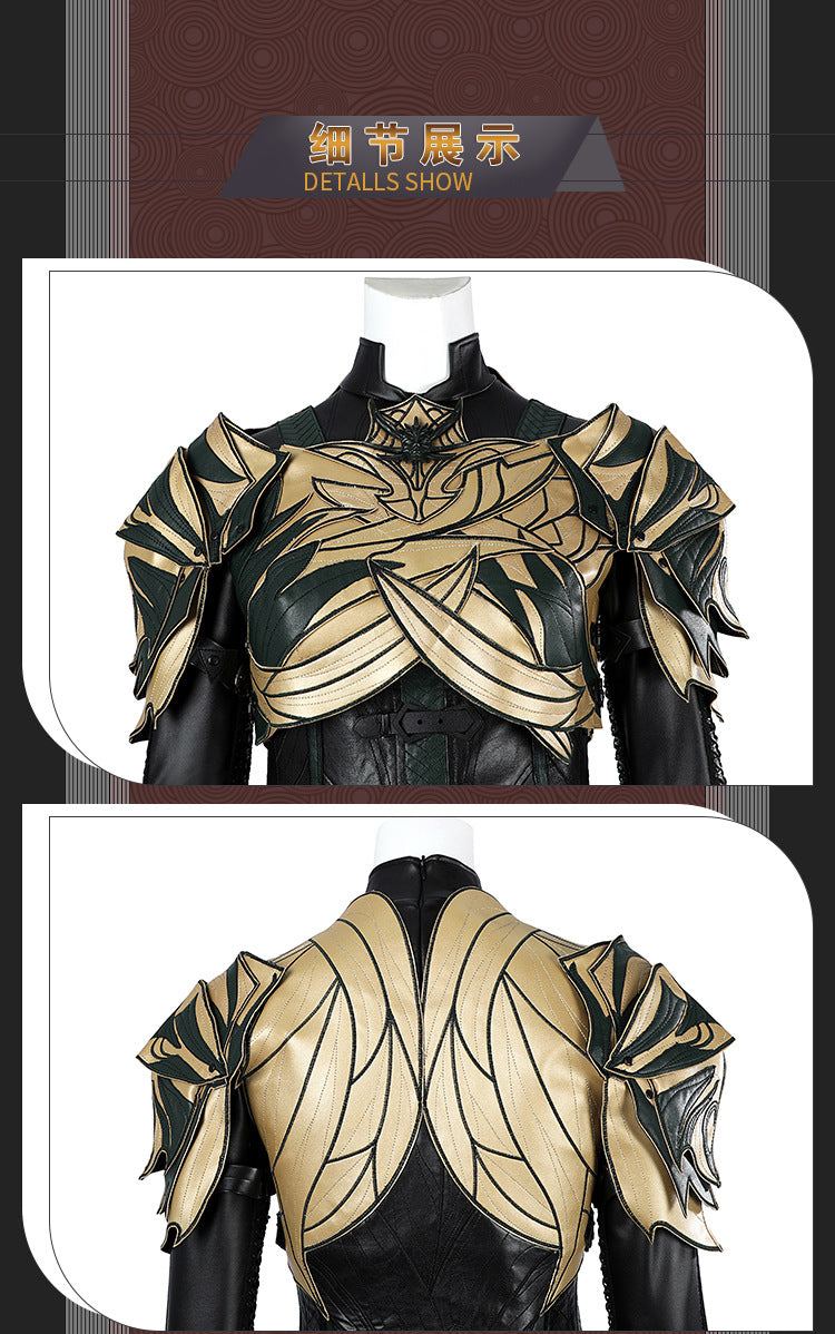 Dark Elf Priestess Cosplay Costume – Fantasy RPG–Inspired Performance Outfit Set