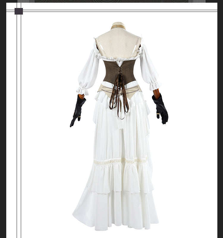 FF14-style Ishgard Noble Attire Healing/Ranged Female Cosplay Dress
