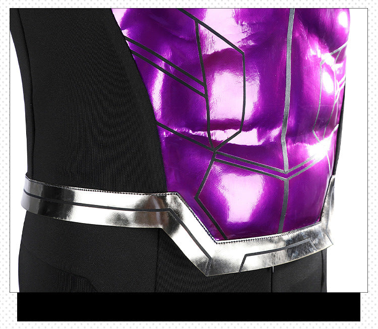 Anti-Hero Red Tactical Suit with Black Accents - Full Cosplay Outfit Male | Belt Holsters Gloves Mask