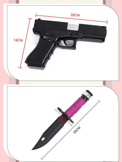 Pink Tactical Suit with White Accents & Black Details - Full Female Cosplay Ensemble Mask Holsters Belt