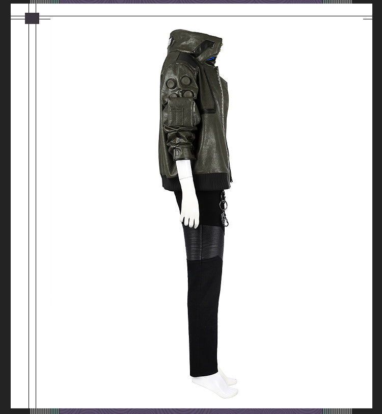 Futuristic Cyberpunk Rider Jacket – Sci-Fi Inspired Cosplay Outerwear for Men & Women