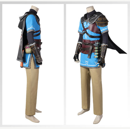 Heroic Adventurer Cosplay Costume – Male Fantasy Outfit with Accessories