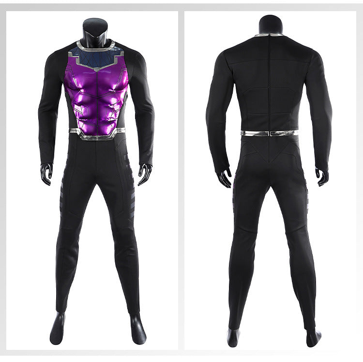 Anti-Hero Red Tactical Suit with Black Accents - Full Cosplay Outfit Male | Belt Holsters Gloves Mask