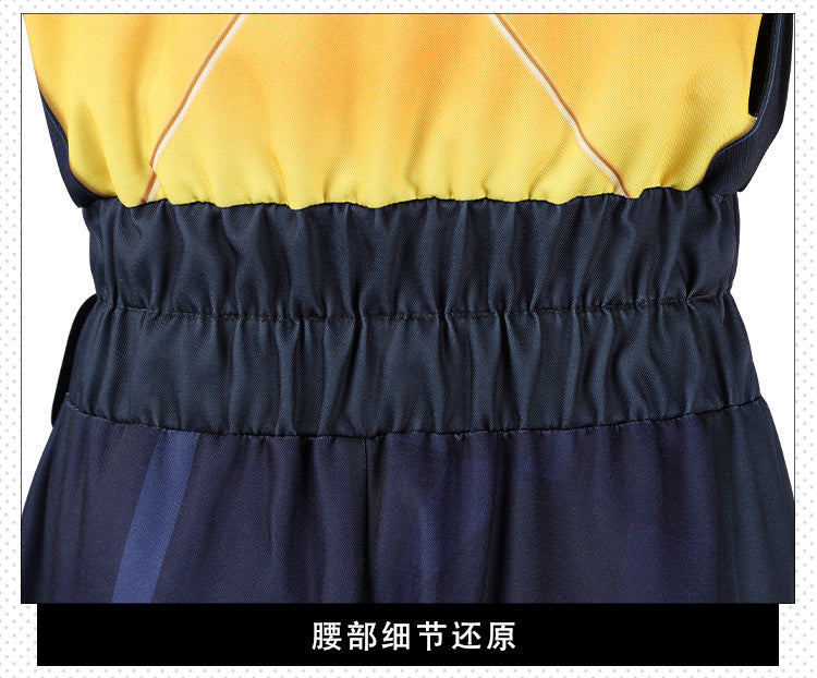 Prismatic Energy Cosplay Costume – Futuristic Fantasy Performance Outfit Set