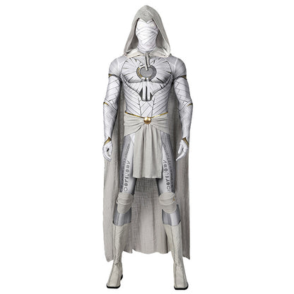 Lunar Hero Cosplay Costume – Bodysuit with Cape for Men