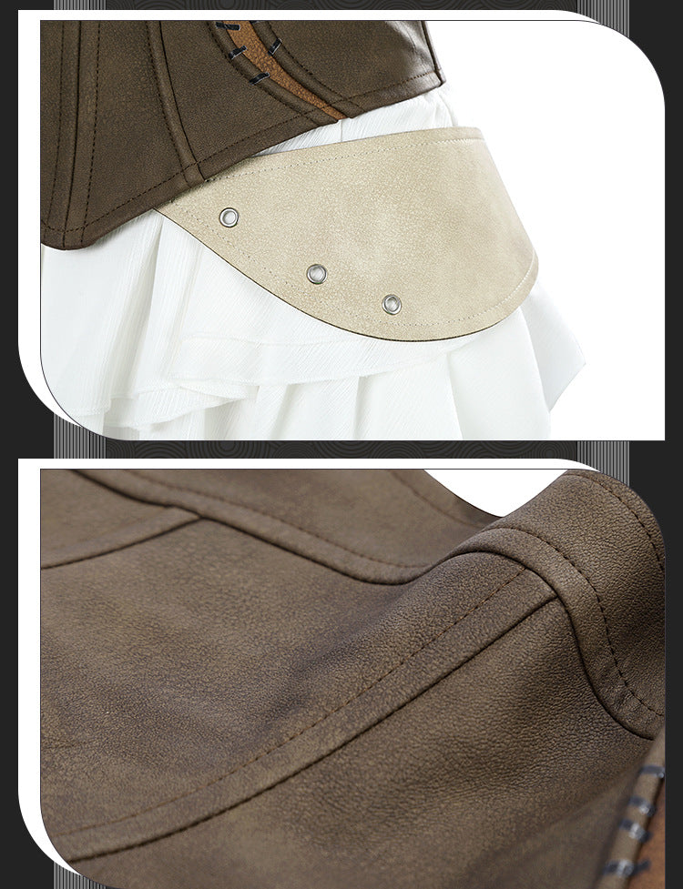 FF14-style Ishgard Noble Attire Healing/Ranged Female Cosplay Dress