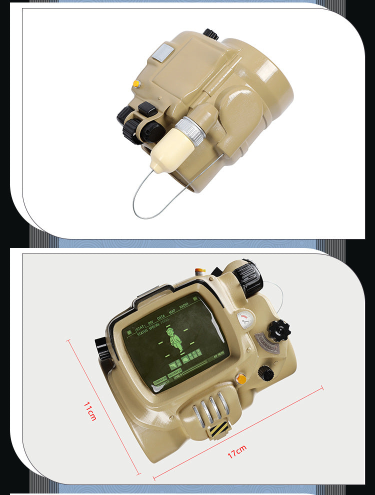 Blue & Yellow Vault Dweller Onesie - Tight Female Jumpsuit Cosplay Set | Post-Apoc Bodysuit + Gauntlets